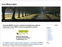 Tablet Screenshot of latam.vlexblog.com
